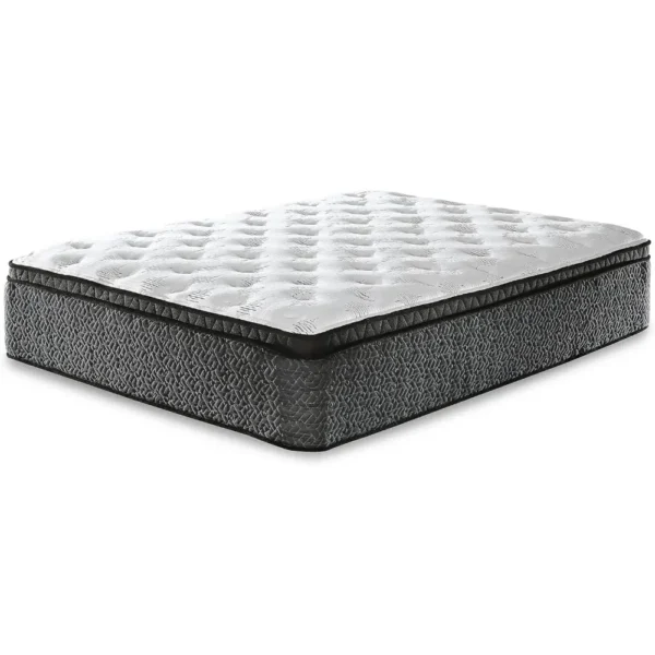 16 Inch Mattress, King Size Ultra Luxury Hyper Cool Euro Top Hybrid Mattress with Cooling Gel Memory Foam, Mattress (White)