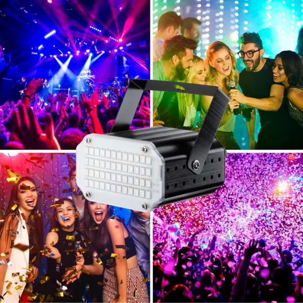 LED RGB Party Stage Light with Remote Control - Image 3