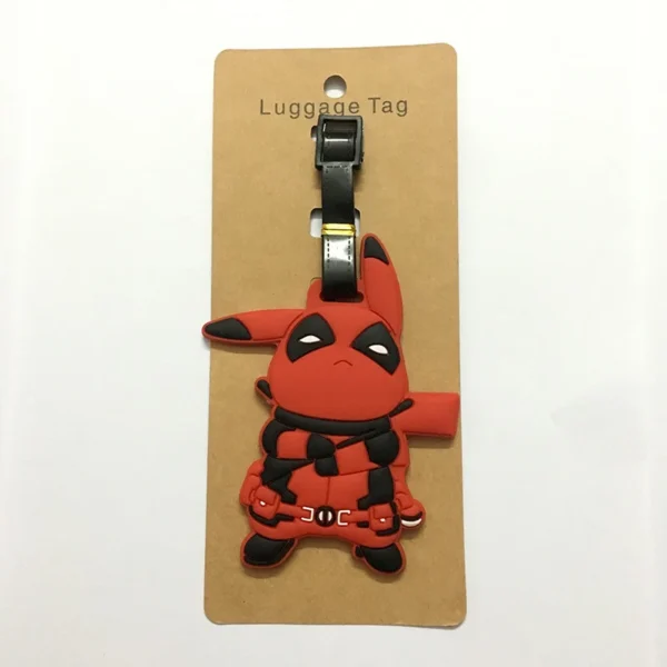 Disney Cartoon Superhero Luggage Tags Men Silicon Name ID Travel Suitcase Handbag Tag Accessories Portable Label Gift - Image 2