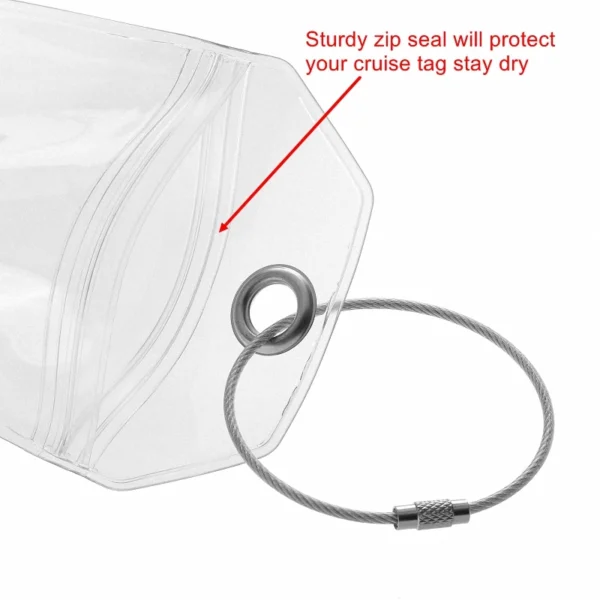 8 Pieces Cruise Luggage Tag Holder for Princess, Carnival, Costa, P&O, Norwegian Cruise Ships - Image 4