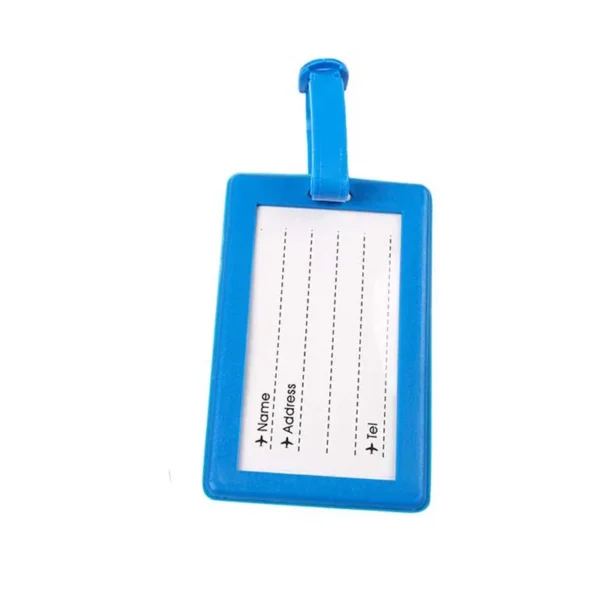 Creative Stitch Rectangle Cute Travel Accessories Luggage Tags Suitcase Cartoon Style Fashion Silicon Portable Travel Label - Image 3
