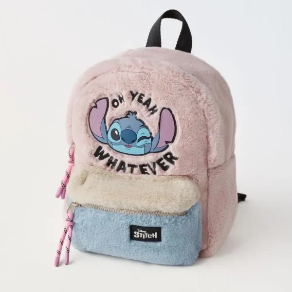 Disney cartoon Stitch New Kids Backpack Mini Schoolbag Girls and Boys Cute Shoulder Bag