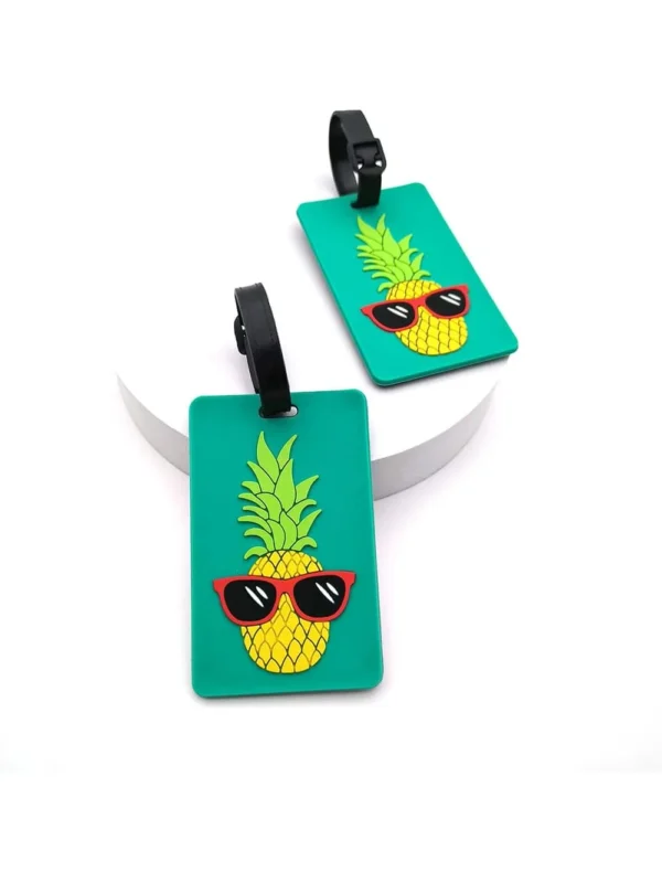 1PCS Luggage Tags Travel Accessories Silicone Suitcase Tags Fashion Style Silicon Portable Travel Label ID Address Holder - Image 5