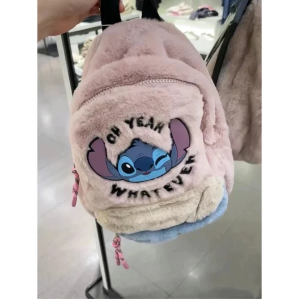 Disney cartoon Stitch New Kids Backpack Mini Schoolbag Girls and Boys Cute Shoulder Bag - Image 4