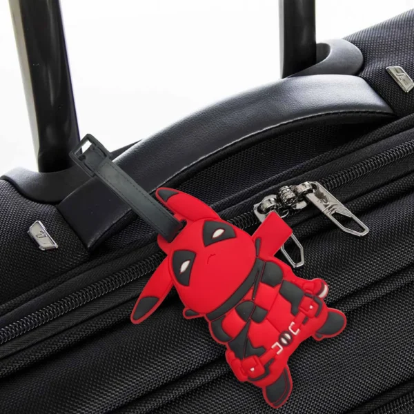 Disney Cartoon Superhero Luggage Tags Men Silicon Name ID Travel Suitcase Handbag Tag Accessories Portable Label Gift - Image 4
