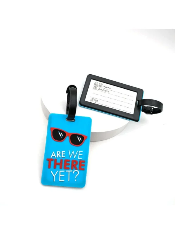 1PCS Luggage Tags Travel Accessories Silicone Suitcase Tags Fashion Style Silicon Portable Travel Label ID Address Holder - Image 4