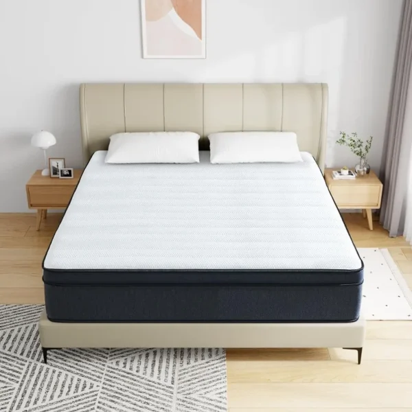 12 Inch Queen Memory Foam Mattress, Fiberglass Free, Medium Firmness, Certified Safe Foams & Fabric, Bed in A Box