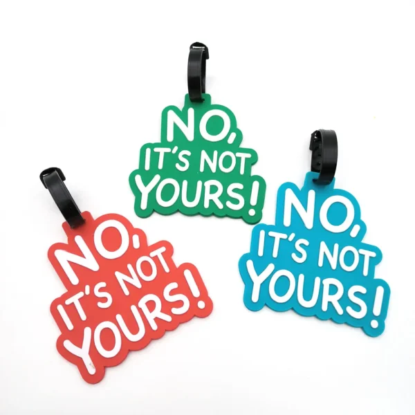 1PCS PVC Luggage Tags Travel Accessories Silicone Suitcase Tags Fashion Style Silicon Portable Travel Label ID Address Holder