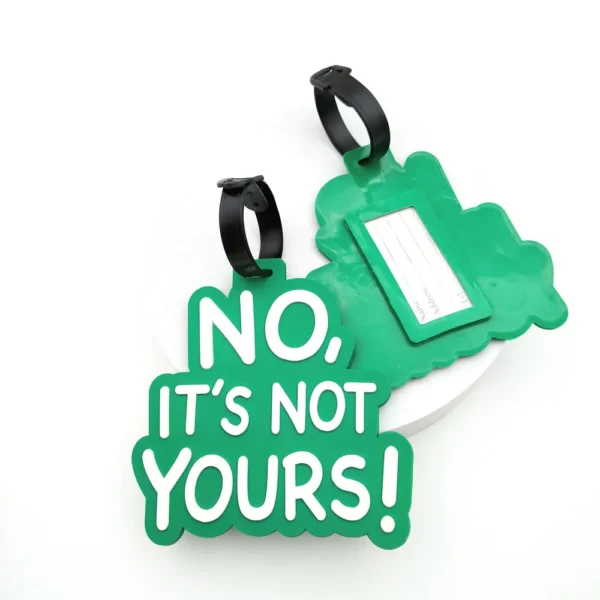 1PCS PVC Luggage Tags Travel Accessories Silicone Suitcase Tags Fashion Style Silicon Portable Travel Label ID Address Holder - Image 4