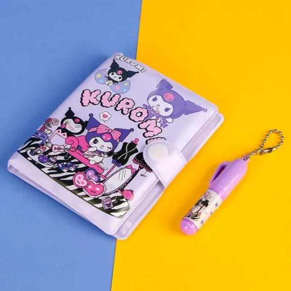 Sanrio Kuromi Notebook Cinnamoroll Melody Journal Small Size Kawaii Miini Portable Ledger School Supplies Stationery Gifts - Image 6