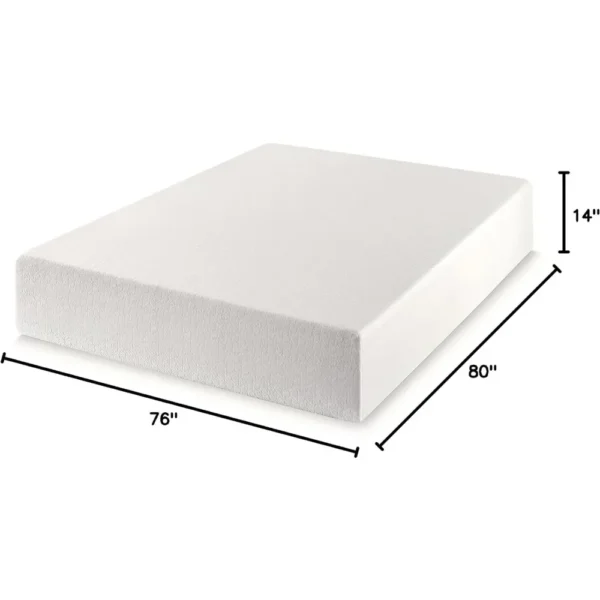 14" Signature Green Tea Memory Foam Mattress Queen Size Mattress Full White Mattresses Mattresses for Sleeping Matress Bed Twin - Image 5