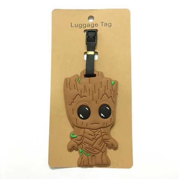 Disney Cartoon Superhero Luggage Tags Men Silicon Name ID Travel Suitcase Handbag Tag Accessories Portable Label Gift - Image 5