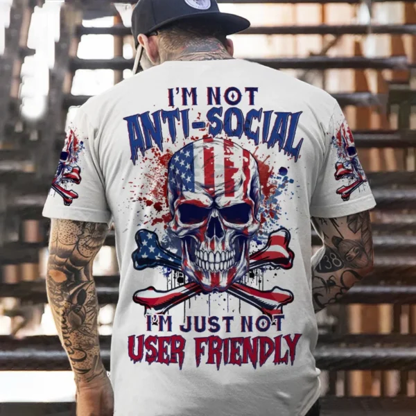 Vintage Skull T-shirts For Men - Image 3