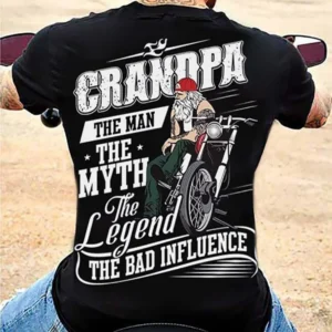 Grandpa Motorcycle T Shirt