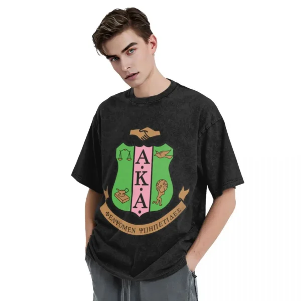 Alpha Kappa Alpha Sorority Vintage T-Shirt - Image 4
