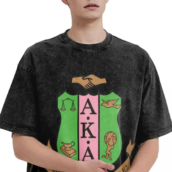Alpha Kappa Alpha Sorority Vintage T-Shirt - Image 3