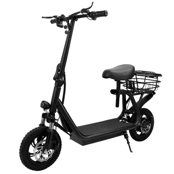 500W Adult Shock Absorption Electric Scooter with Seat