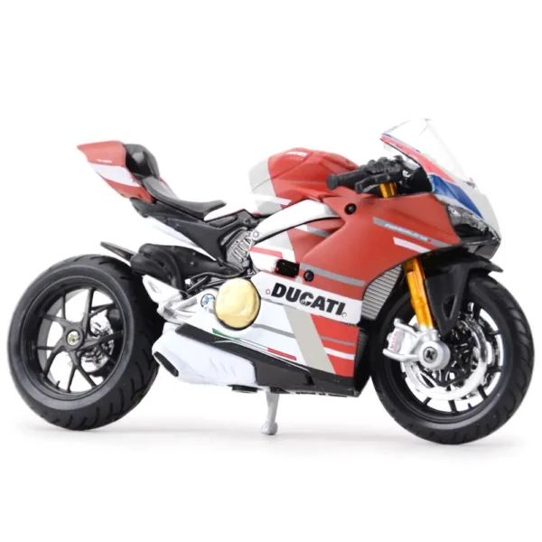 Maisto 1:18 2021 Ducati Monster+ Static Die Cast Vehicles Collectible Hobbies Motorcycle Model Toys - Image 2