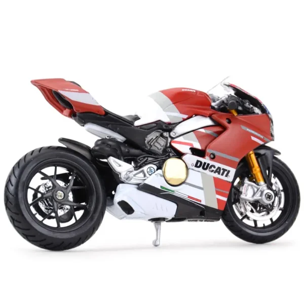 Maisto 1:18 2021 Ducati Monster+ Static Die Cast Vehicles Collectible Hobbies Motorcycle Model Toys - Image 3