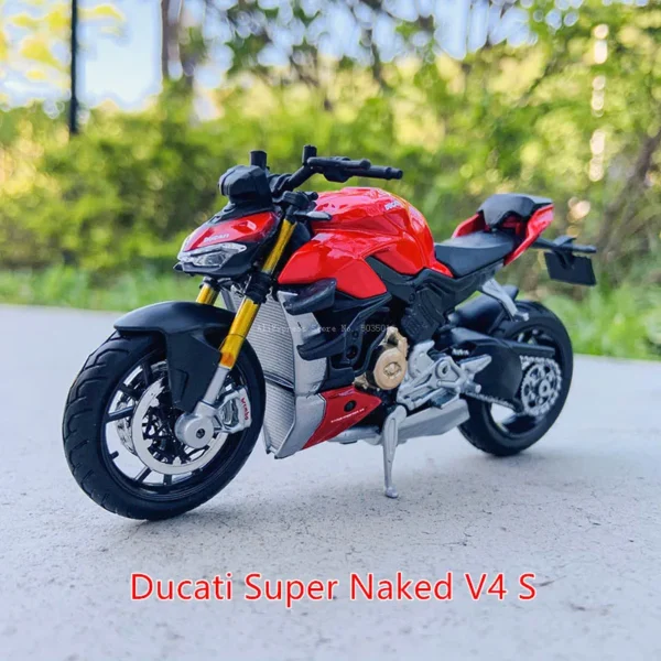 Maisto 1:18 Ducati Monster 2021 Super Naked V4 S original authorized simulation alloy motorcycle model toy car gift collection - Image 3