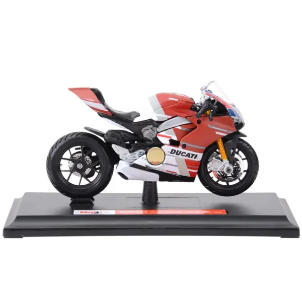 Maisto 1:18 2021 Ducati Monster+ Static Die Cast Vehicles Collectible Hobbies Motorcycle Model Toys - Image 5