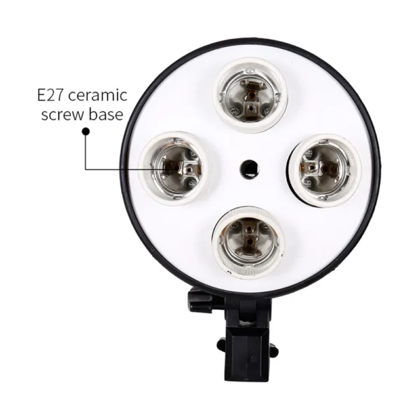 Four E27 bulb socket light fixture.