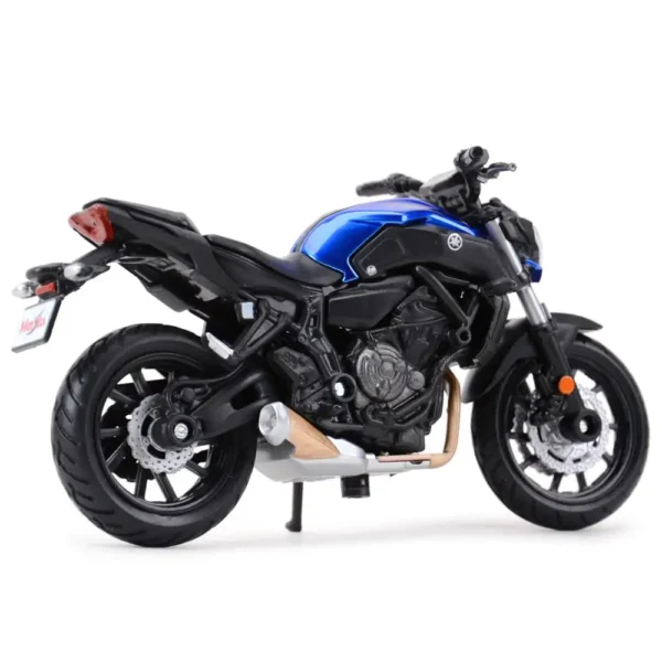 Maisto 1:18 2018 Yamaha MT07 Static Die Cast Vehicles Collectible Hobbies Motorcycle Model Toys - Image 3