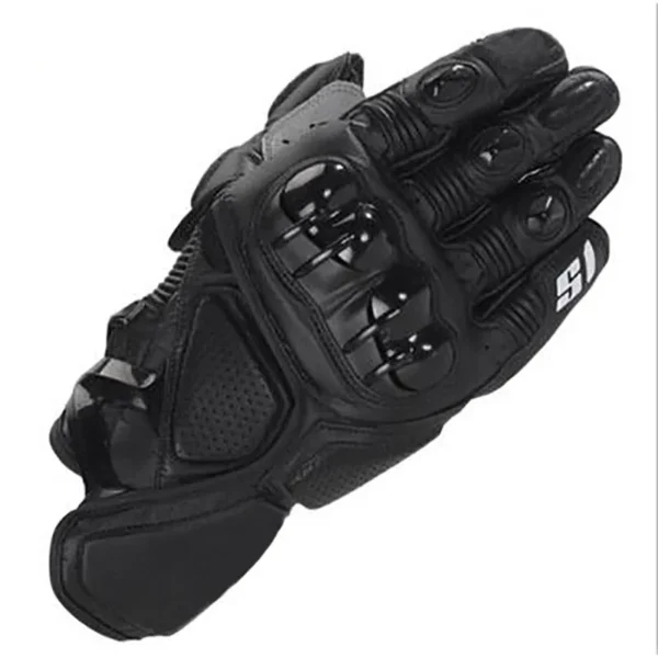 New S1 Motorcycle GP Short Gloves Motocross Pu Leather Air Vent Sports Motorbike Racing Protective Gears - Image 3