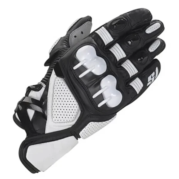 New S1 Motorcycle GP Short Gloves Motocross Pu Leather Air Vent Sports Motorbike Racing Protective Gears - Image 2