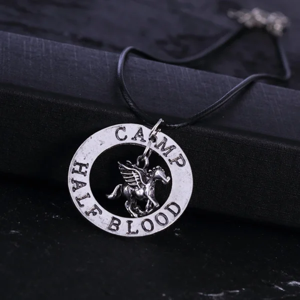 Camp Half-Blood necklace with pegasus.