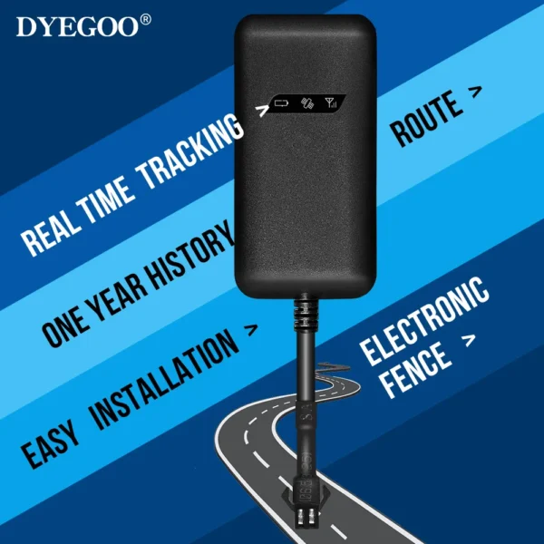 DYEGOO GT02M Vehicle Car E-Bike Motocycle GPS Tracker Real Time Tracking High Speed Platform Android Apple APP