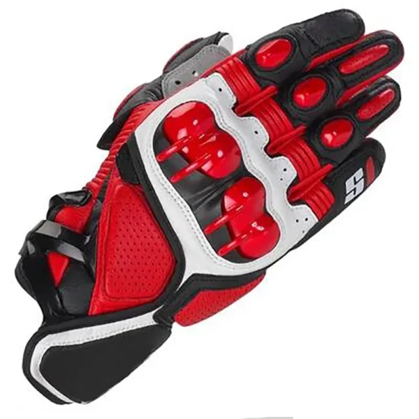 New S1 Motorcycle GP Short Gloves Motocross Pu Leather Air Vent Sports Motorbike Racing Protective Gears - Image 4