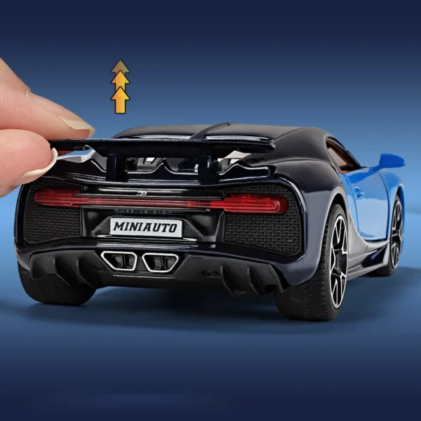 1:32 Bugatti Chiron Sports Car Metal Toy Alloy Car Diecasts & Toy Vehicles Car Model Sound and Light Model Car Toys For Children - Image 2