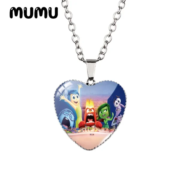 Inside Out heart pendant necklace.