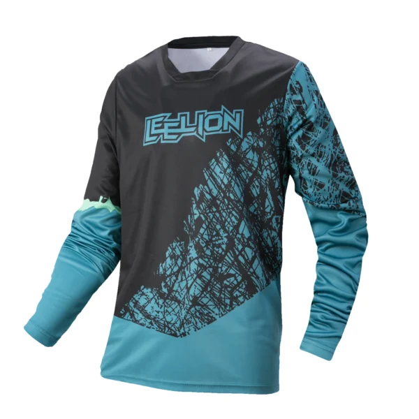 Motorcycle Off-road T-shirt,Cycling Jersey, Quick Dry Breathable Moisture Wicking Long Sleeve MTB Shirt For Biking Riding Sport