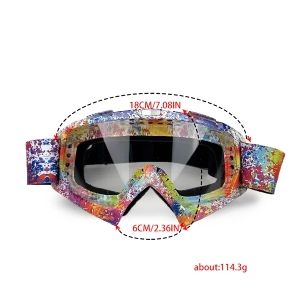 Motorcycle Goggles Cycling Glasses Outdoor Off-Road Ski Sport MX ATV Dirt Bike Racing Glasses Motocross Goggles Bike Google - Image 6