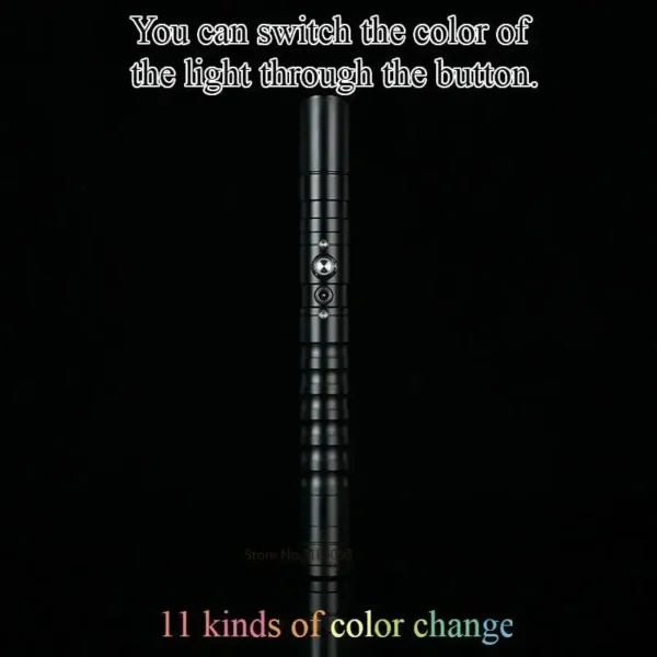 2024 Hot 100CM Lightsaber 11 Color Light Saber Metal Sword Rgb Discoloration Laser Saber Children's Cosplay Toys Christmas Gift - Image 2