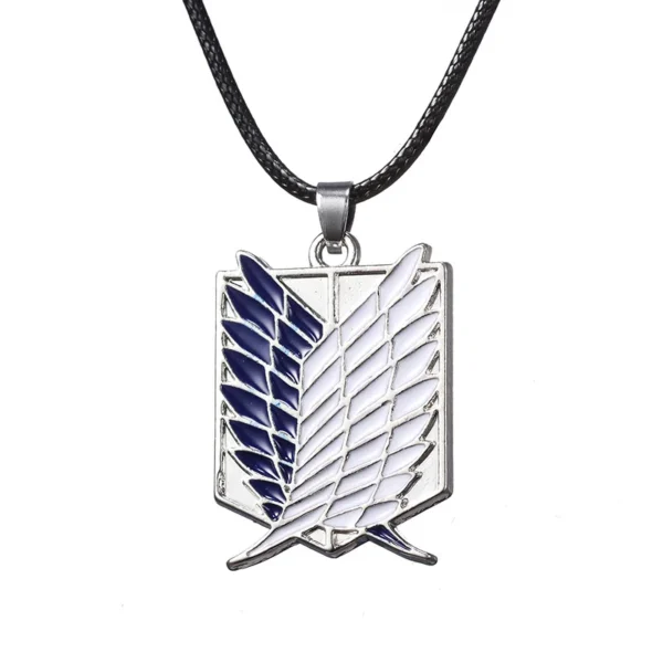 Attack on Titan winged pendant necklace.