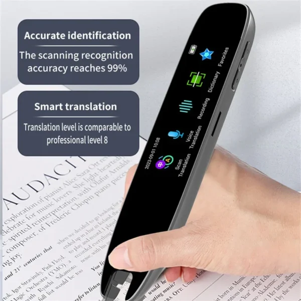 Smart Voice Scan Translator Pen A26 Real Time Language Translator Multifunction Dictionary Translation Business Travel Abroad - Image 2