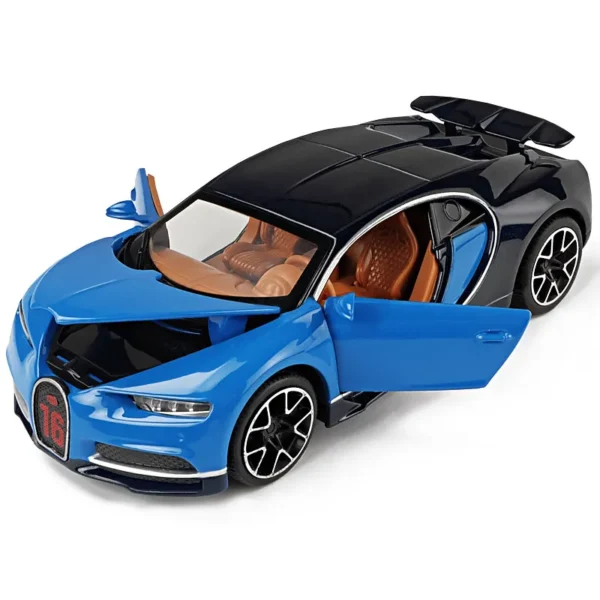 1:32 Bugatti Chiron Sports Car Metal Toy Alloy Car Diecasts & Toy Vehicles Car Model Sound and Light Model Car Toys For Children - Image 5