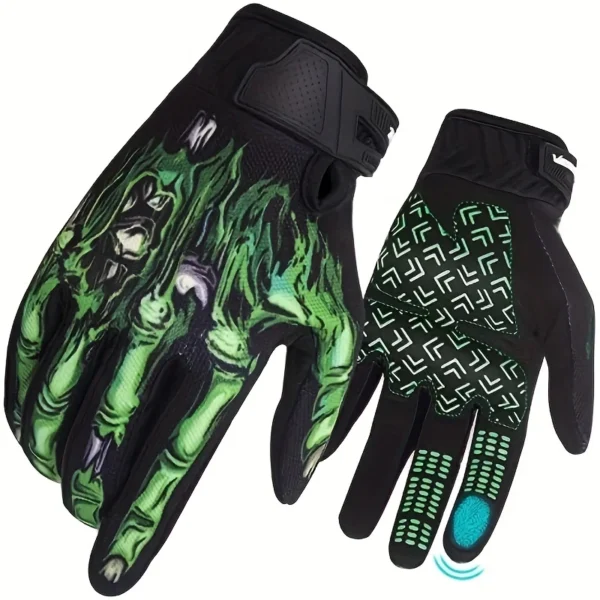 Bicycle Riding Gloves Ghost Claws Full Finger Touch screen Spring Autumn Bicycle Gloves Anti-slip For Bicycle Fishing Motorcycle - Image 5