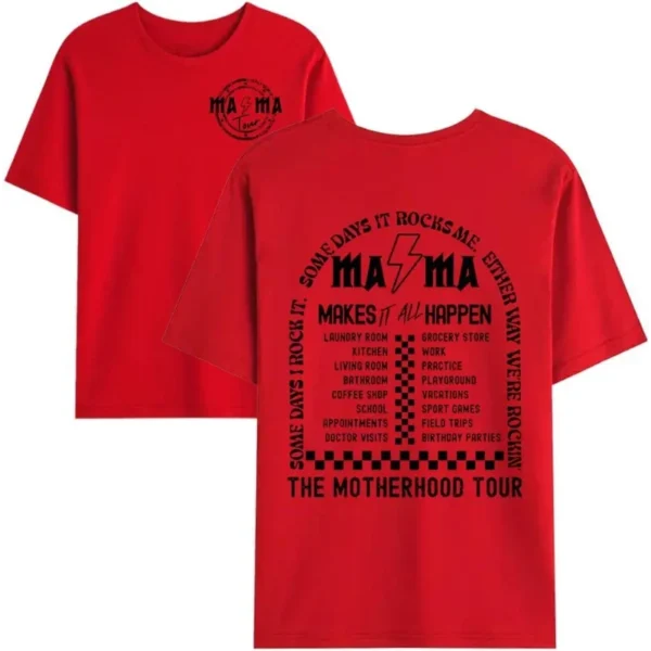 Mama Rock Tour T-Shirt, Mama Rock Tour Shirt, Funny Mama Rock Tour Tee Shirt - Image 4