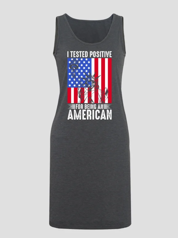 American flag printing Women Slim Long Dress Summer Sexy Sleeveless Bodycon Dresses Vacation Beach Outfits Casual Party - Image 3