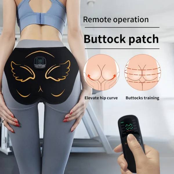 New Electric EMS Hips Trainer Butt Muscle Stimulator USB Rechargable Buttocks Lifting Massage Toner Lose Weight Fitness Massager - Image 2