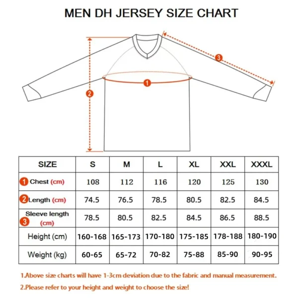 Cycling Sweatshirt,Quick-drying,Off road Bicycle, Enduro Motorcycle, Racing Motorcycle, DH Mountain Bicycle, MT BMX T-shirt - Image 5