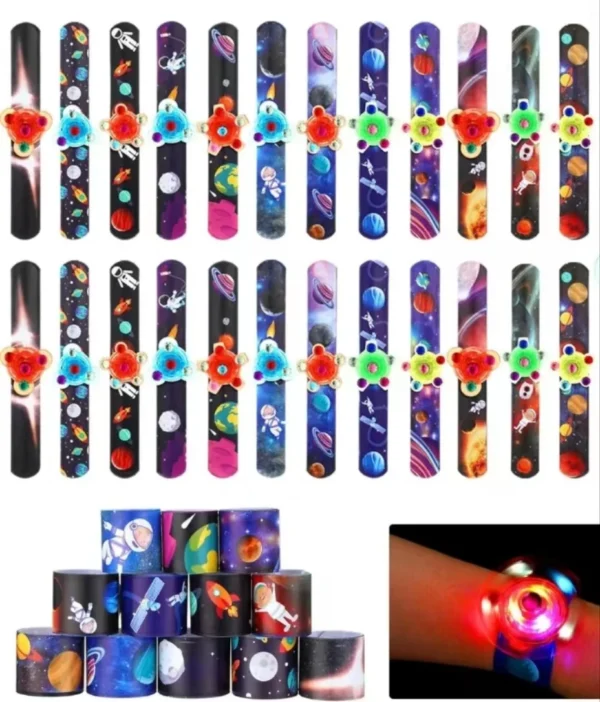 Light up your fingertip top bracelet as a party gift for children, glow in the dark as a party item, birthday gift - Image 4