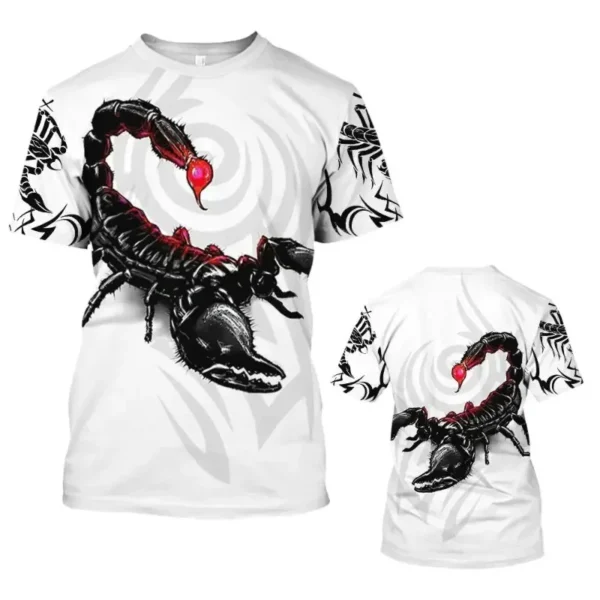 Scorpion 3D prints Fun T-shirt Fashion casual Men's sweatshirt oversized men's clothing - Image 5