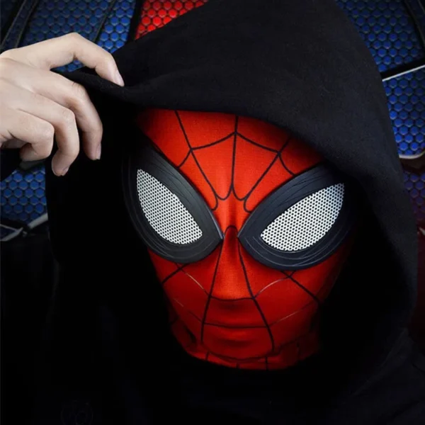 Spiderman Mask Superhero Miles Morales Peter Parker Spider Man Cosplay Masks Spider Helmet Halloween Costume Props for Adults - Image 4