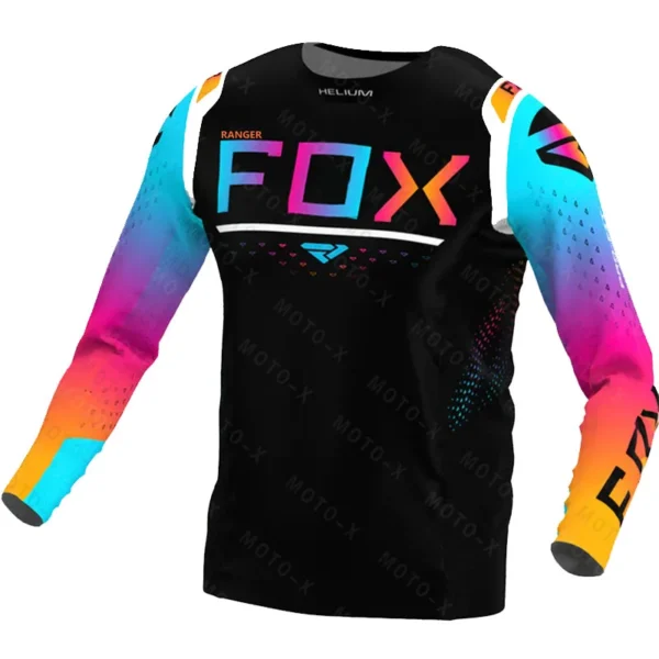 Enduro MTB Cycling Sleeve Cycling Jersey Downhill Shirt Camiseta Motocross T-shirt Mx Mountain Bike Clothing Fox Mtb Jersey - Image 3