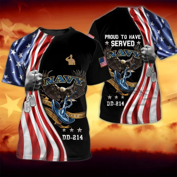 Summer Tough Guy Men's T-shirt GI Eagle Print 3D Print Oversized Military Quick-drying Feature Short-sleeved O-neck Sports Shirt - Image 6